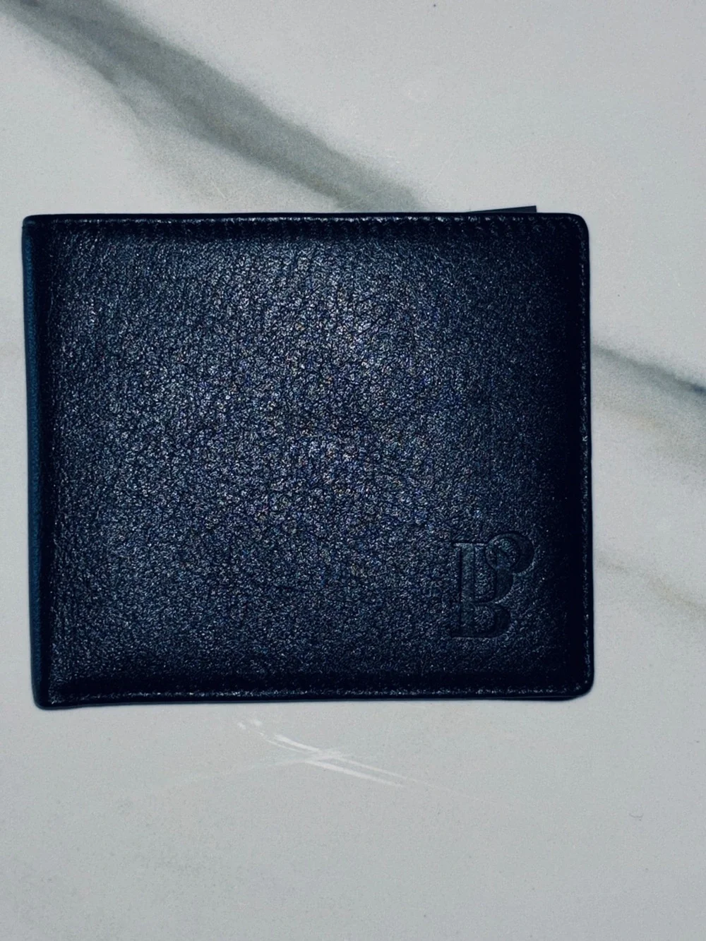 Bolzano Genuine Leather Bifold Wallet Black Tan NWT Boxed Men’s Luxur